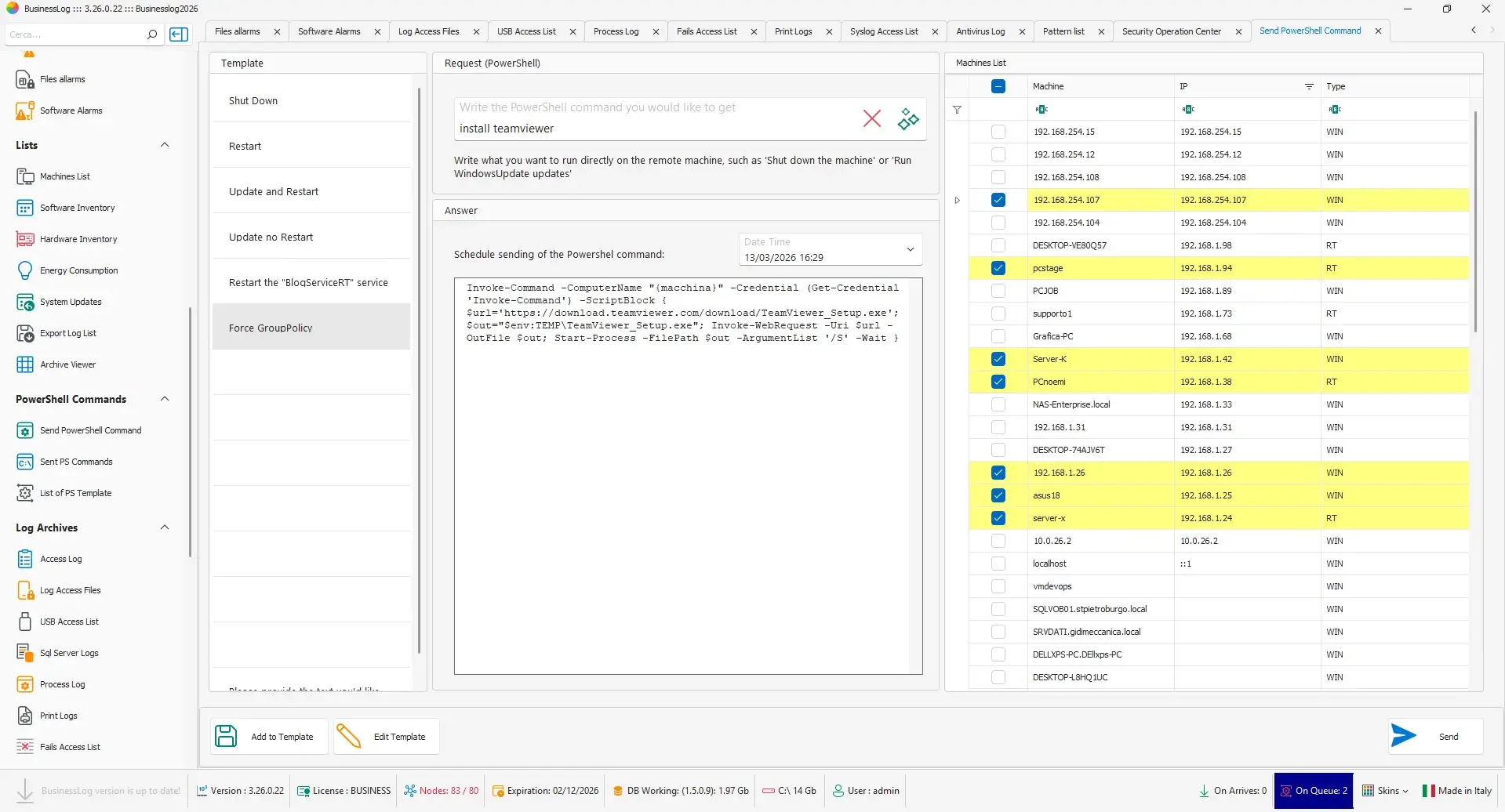 AI-assisted remote PowerShell execution